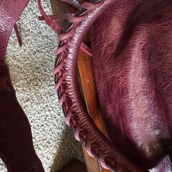 Balenciaga Burgundy Box Bag - Picture 8 of 15